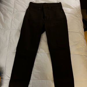 Everlane black skinny high rise jeans, 25